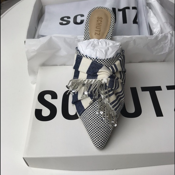 Schultz Yvanna Flat Mule 1 left in 7.5 - Picture 6 of 7